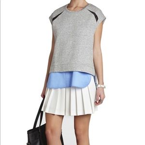 BCBGMAXAZRIA Shane Pleated Miniskirt